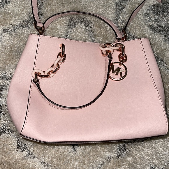 NWT Michael Kors Bubble Gum Pink with Rose Gold - Picture 3 of 9